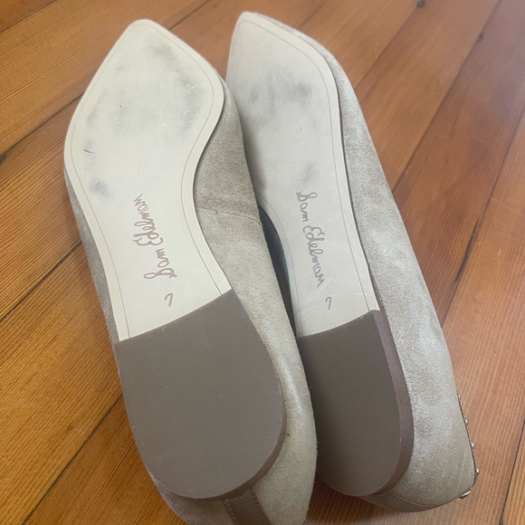 Sam Edelman Pointed Flats in Tan/Grey - Picture 3 of 3